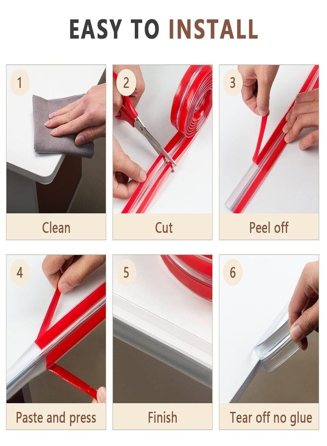 VIMNJULA Baby Safety Edge & Corner Protector Tape - 3 Meter Transparent Table Guard with Strong Adhesive - Childproof Bumper Strip for Furniture, Desk & Sharp Edges (1 Pc) - Image 2
