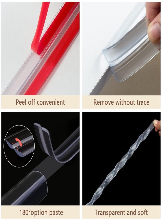 VIMNJULA Baby Safety Edge & Corner Protector Tape - 3 Meter Transparent Table Guard with Strong Adhesive - Childproof Bumper Strip for Furniture, Desk & Sharp Edges (1 Pc) - Image 3