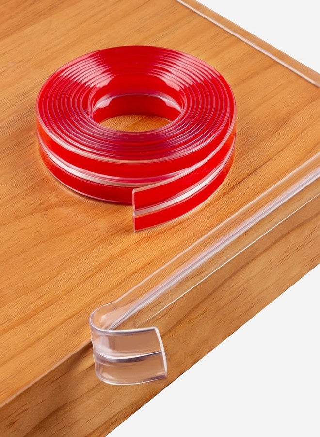 VIMNJULA Baby Safety Edge & Corner Protector Tape - 3 Meter Transparent Table Guard with Strong Adhesive - Childproof Bumper Strip for Furniture, Desk & Sharp Edges (1 Pc) - Image 1