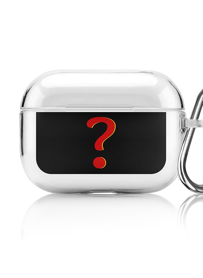 Stylizedd Classic Clear printed Case for Apple AirPods Pro 2nd Generation Thin Transparent Cover [Designed for Apple AirPods Pro 2nd Generation] - Question? - Image 1