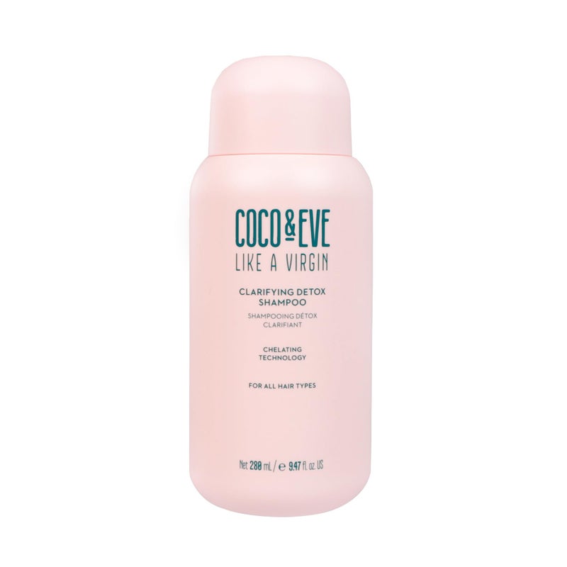 COCO & EVE Coco and Eve Clarifying Detox Shampoo. Remove Hard Water & Product Build Up. With Hibiscus Cider Vinegar to Detox Scalp. Color Safe & Non-Stripping. (280 ml) - Image 1
