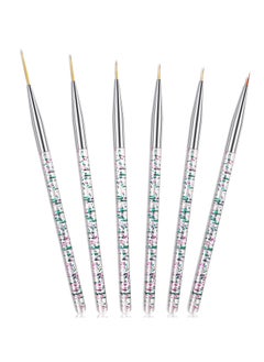 Maitys 6 Pcs Eyeliner Brushes Fine Point Thin Eye Makeup Gel Eyeliner Brush Water Activated Graphic Cosmetic Eye Wands Liner Brush for Eyes Makeup Tools(Bright Style) - pzsku/Z6C7F0362AF6B0AC847EDZ/45/_/1735908923/f091fdba-2412-4bd5-86f2-93242ccba2a5