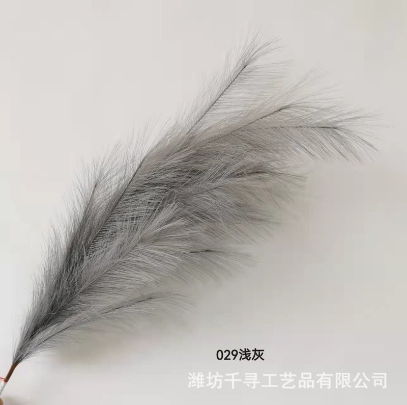 Single Flower Arrangement Reed Simulation Reed Big Pampas Wedding Decoration Fake Flower Artificial Pampas Grass - Image 1