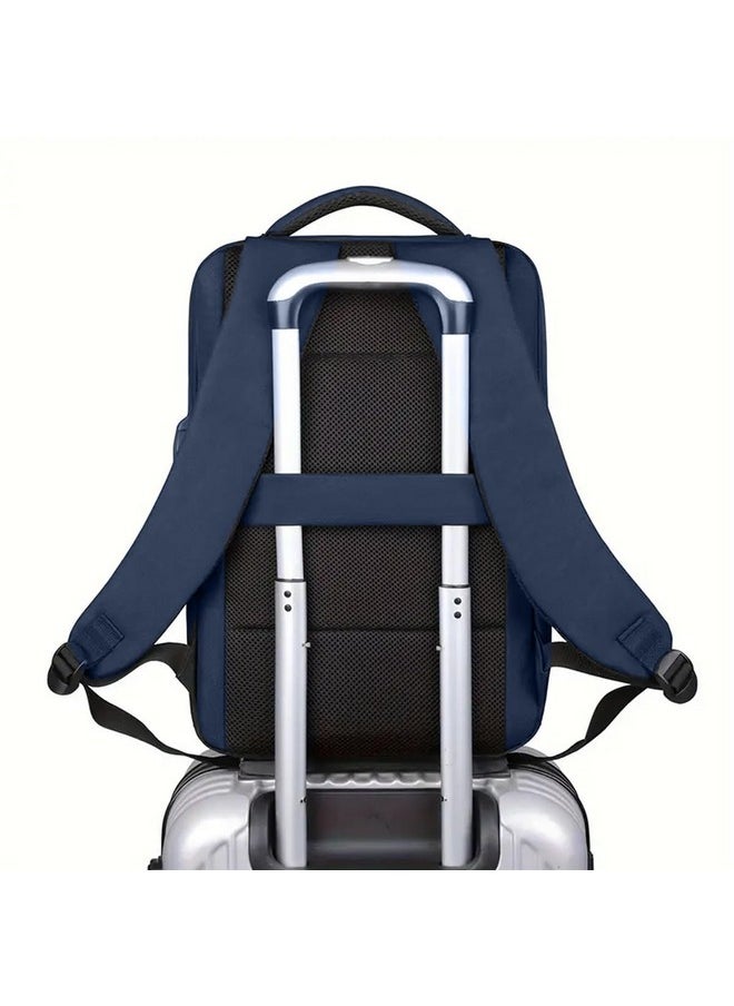 Impulse Impulse V2 Elite 30L Unisex Water Resistant Travel Laptop Backpack with USB Charging Port/Office Bag/School Bag/College Bag/Business Bag Fits Up to 16 Inch Laptop with 1 Year Warranty (Blue)  - Image 5