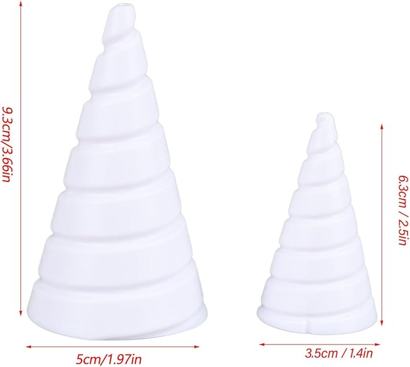 قطعتان من أداة لف ملف فيبوناتشي النحاسية لزراعة الكهرباء هوائي - Image 3