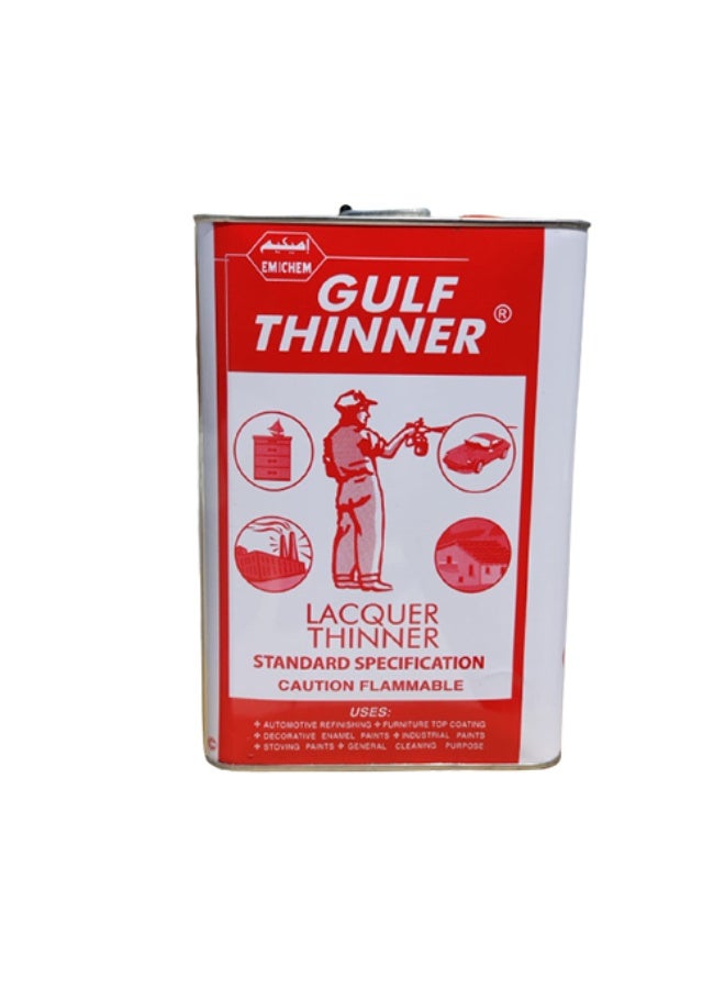 Emichem Gulf GP Lacquer Paint Thinner 2.6L – Standard Solvent for Wood & DIY - Image 1