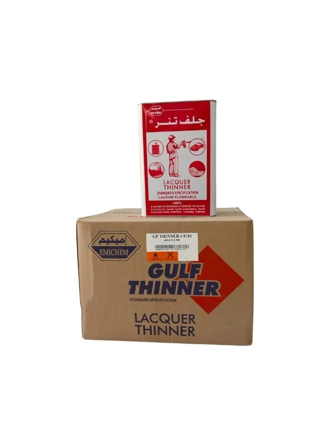Emichem Gulf GP Lacquer Paint Thinner 2.6L – Standard Solvent for Wood & DIY - Image 2