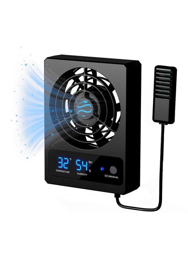 GxiaoAn Reptile Ventilation Fan with Humidity Control & High Temp Alarm, Smart Hygrometer for Bearded Dragon, Leopard Gecko, Snake Tank – Quiet Fan with Dual LED Display for Reptile Enclosure - Image 1