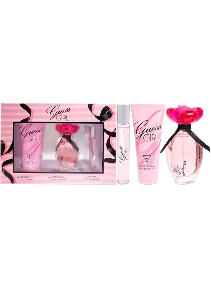 GUESS Girl Women’s Fragrance Gift Set – EDT 100ml + Body Lotion 200ml + EDP 15ml - Image 3