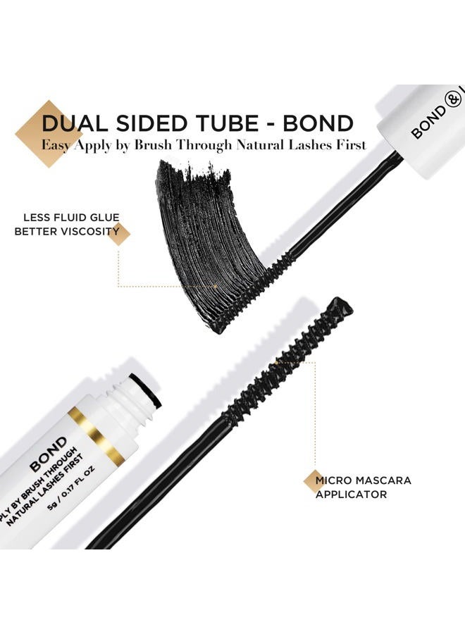 LASHVIEW لاصق رموش لاصق وقفل، لاصق رموش قوي لطيف مريح للاستخدام طوال اليوم خالي من اللاتكس مناسب للعيون الحساسة لاصق رموش مقاوم للماء - Image 3