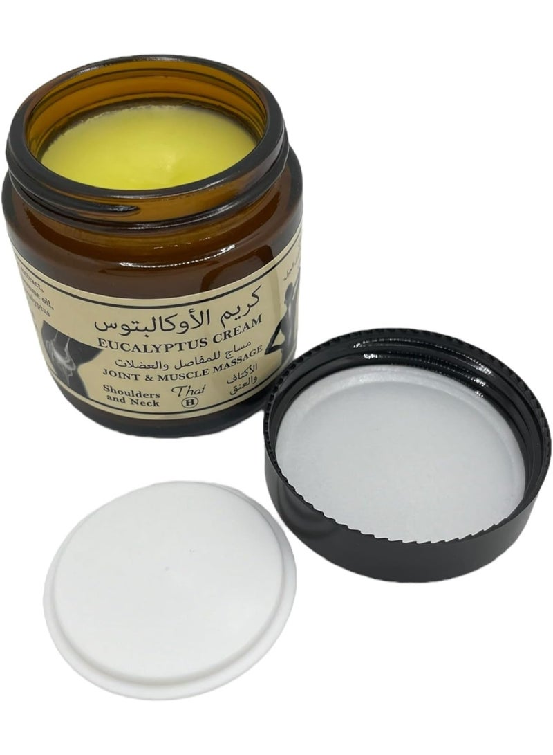 Thai Eucalyptus Cream for Body Massage - 100% Natural for Joint & Knee Pain - Disc & Back Pain - Shoulder & Neck Pain - Removal of Muscle Spasm & TensionEucalyptus Cream for Pain Relief - 100% Natural for Joint & Knee Pain - Disc & Back Pain - Shoulder & Neck Pain - Removal of Muscle Spasm & Tension - Image 3