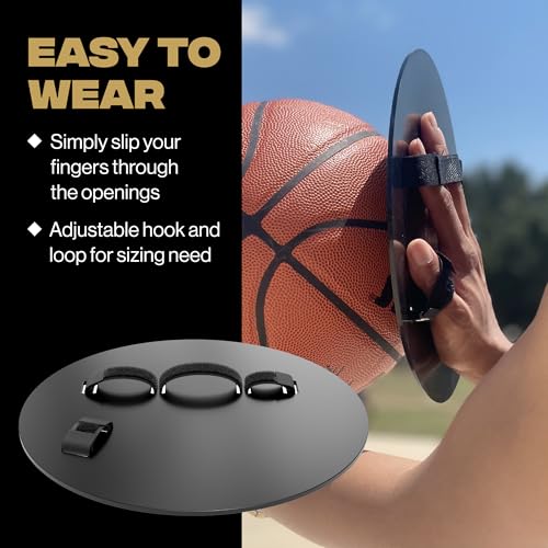 Crown x Starr Basketball Shooting Off Hand Trainer - for Left Handed Shooters, Eliminate Off Hand Interference - with Bonus 5.3" Shooting Aid - Image 5