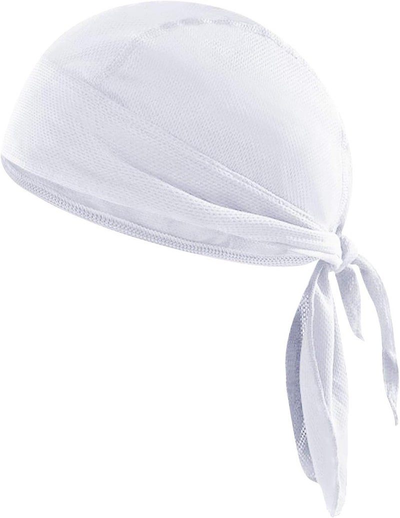 PURFUN Breathable Mesh Cycling Bandana Headscarf Adults Teens Adjustable Skull Cap Quick Dry Dance Motorcycle Biker Liner Head Wrap - Image 1