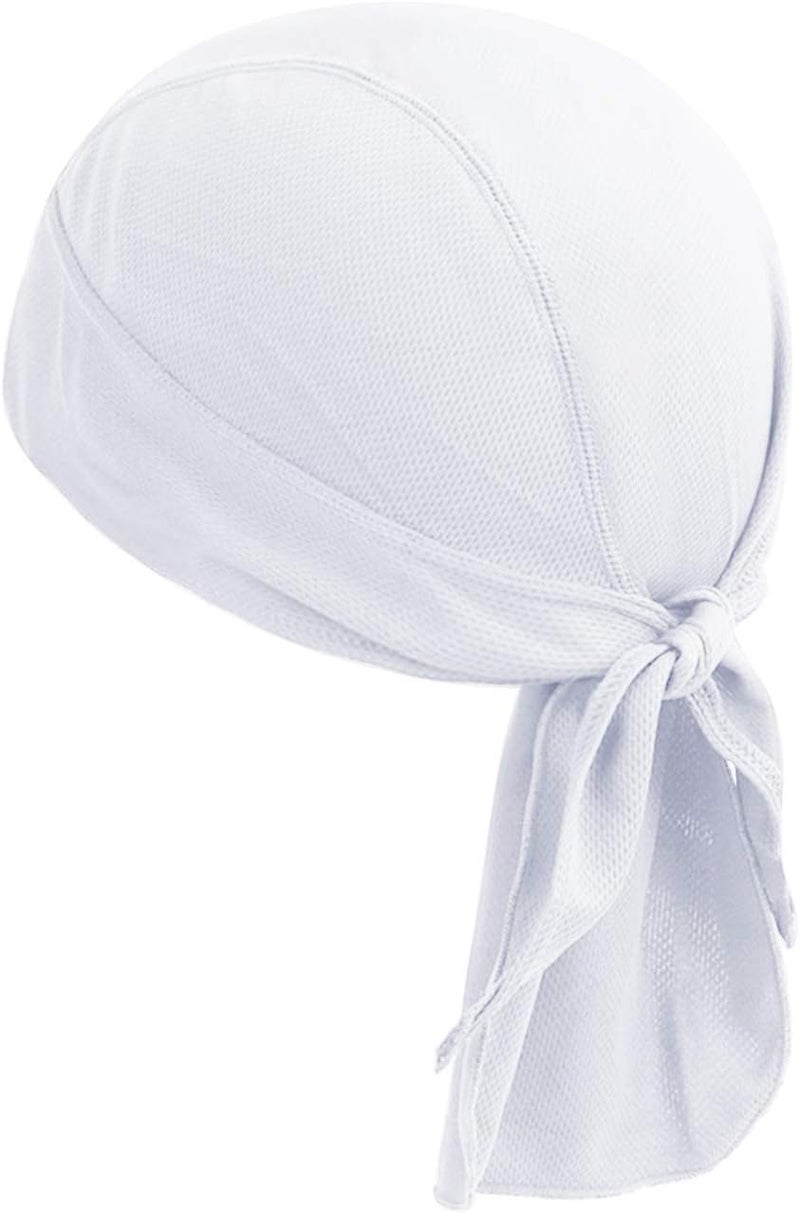 PURFUN Breathable Mesh Cycling Bandana Headscarf Adults Teens Adjustable Skull Cap Quick Dry Dance Motorcycle Biker Liner Head Wrap - Image 3
