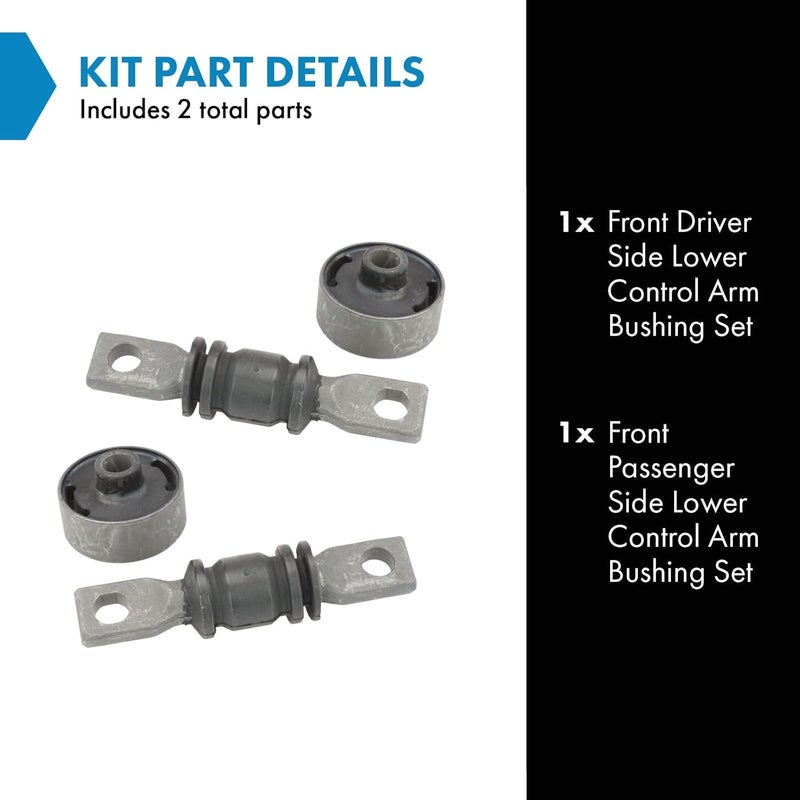 TRQ Control Arm Bushing Kit for ES300 Avalon Camry Sienna - Image 2