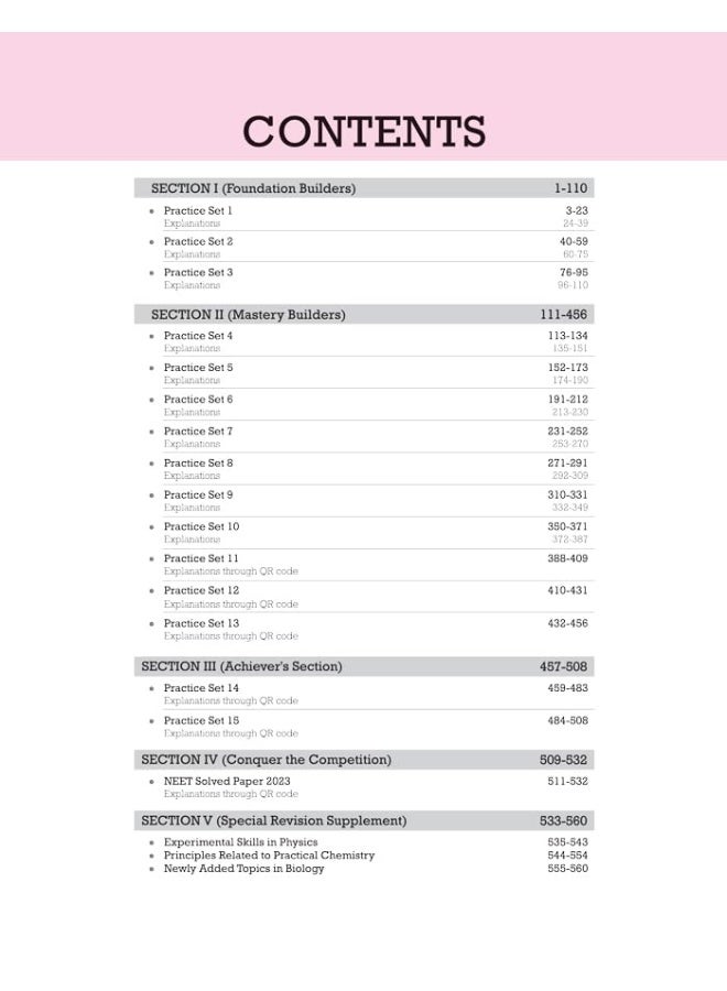 (Old Edition) Arihant Test Drive 15 Practice Sets For NEET UG 2024 | Latest NMC Syllabus |3000 Most Probable Questions | Problem Solving Tactics | Completely Solved NEET 2023 Paper | Supplement for newly added Topics  - Image 3