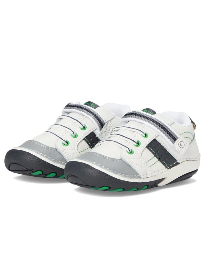 Stride rite Soft Motion Baby and Toddler Boys Artie Athletic Sneaker, White Navy, 3.5 UK Child - Image 2
