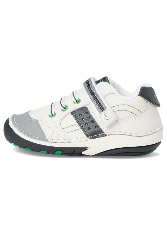 Stride rite Soft Motion Baby and Toddler Boys Artie Athletic Sneaker, White Navy, 3.5 UK Child - Image 5