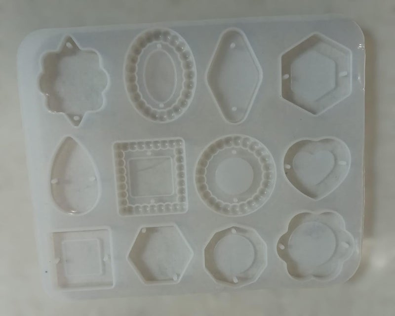Snoogg Snoogg Rakhi & Bracelet Silicon Jewellery Making Mould 12 in 1 DIY Craft 12 Cavaties Size 7 Inch (1)  - Image 1