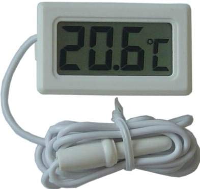 sigma Plastic Instruments Indoor Outdoor Portable Pocket Type Temperature Meter Digital Mini Thermometer with Sensor For Room Temperature/Fridges, Colour May Vary - Image 2