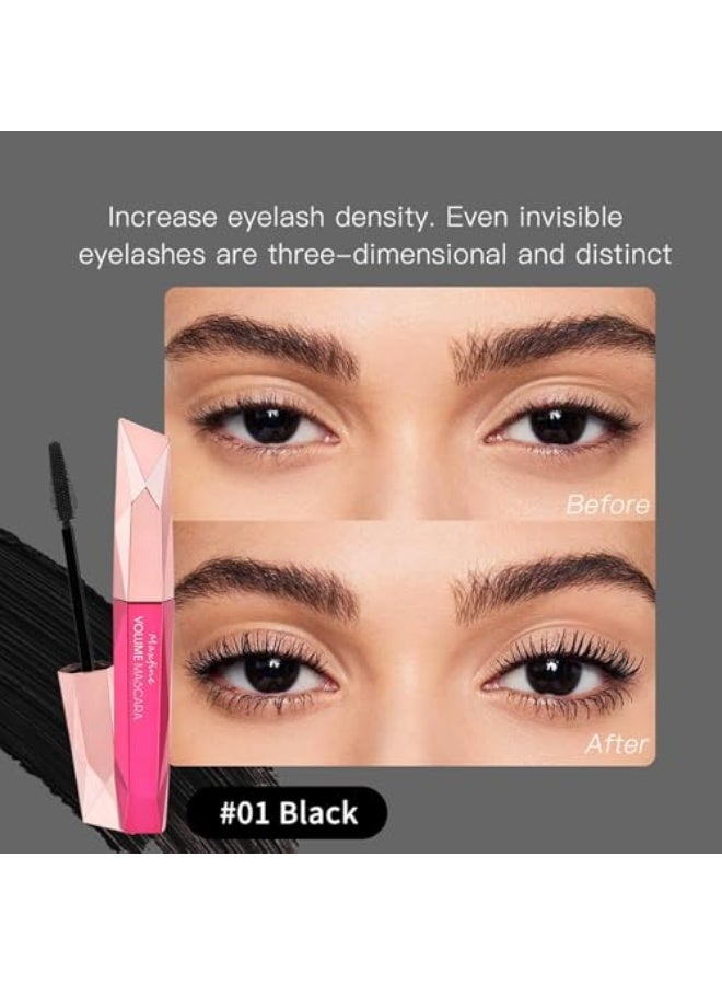 ماكس فاين طقم ماسكارا ملونة للرموش، ماسكارا ملونة بألوان متنوعة: أسود، بني، وردي، مكياج عيون طويل الأمد، جذاب وكثيف، بدون قسوة، هدية للنساء والبنات بأربعة ألوان. - Image 5