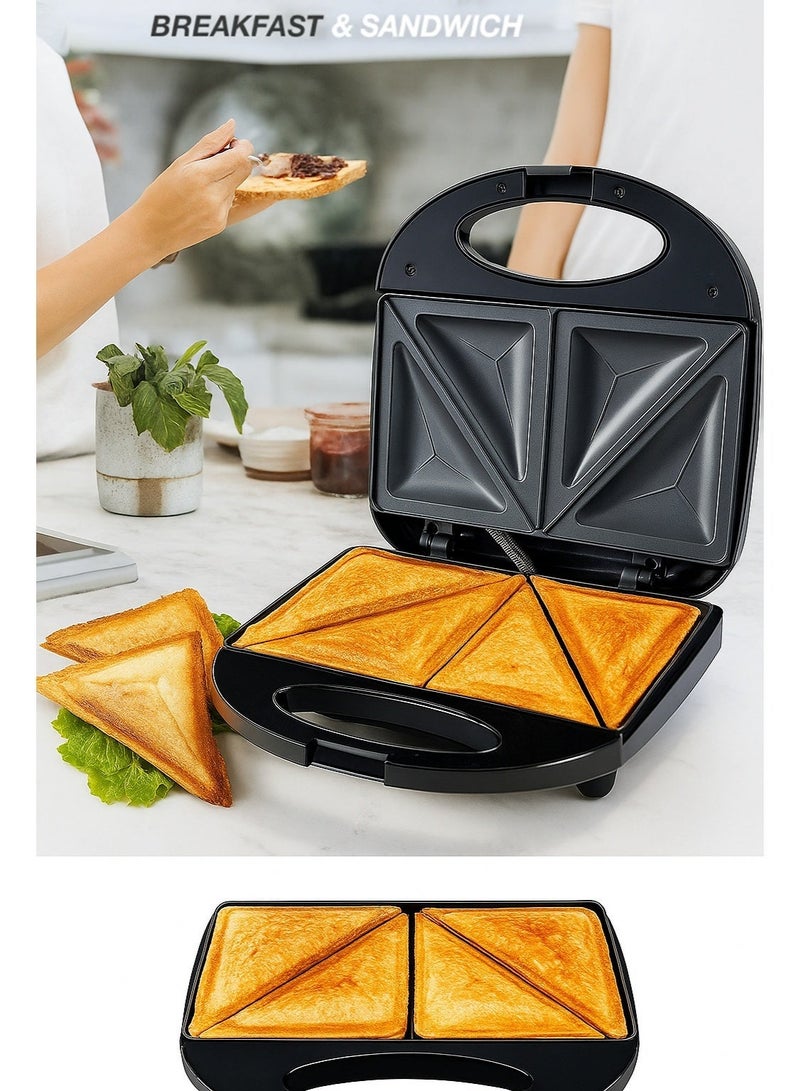 آر إيه أف صانعة شطائر RAF R.284S | 750 واط، طلاء غير لاصق | تسخين مزدوج | سهلة التنظيف | حرارة موحدة | تحكم حراري - Image 1