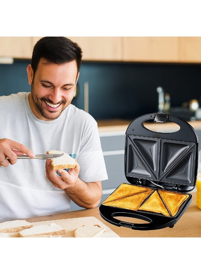 آر إيه أف صانعة شطائر RAF R.284S | 750 واط، طلاء غير لاصق | تسخين مزدوج | سهلة التنظيف | حرارة موحدة | تحكم حراري - Image 2