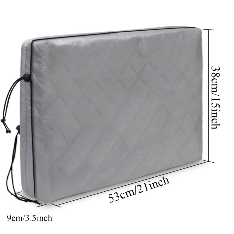 Indoor AC Unit Protective Cover S Size 16.93x12.99x3.54 Inch Windproof - Image 2