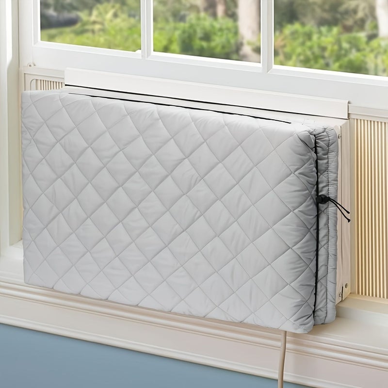 Indoor AC Unit Protective Cover S Size 16.93x12.99x3.54 Inch Windproof - Image 5