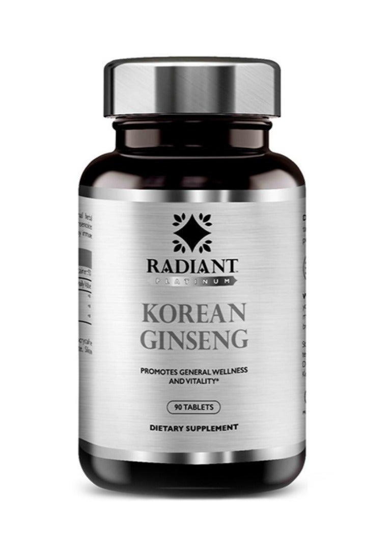Radiant Platinum Korean Ginseng 90 Tabs