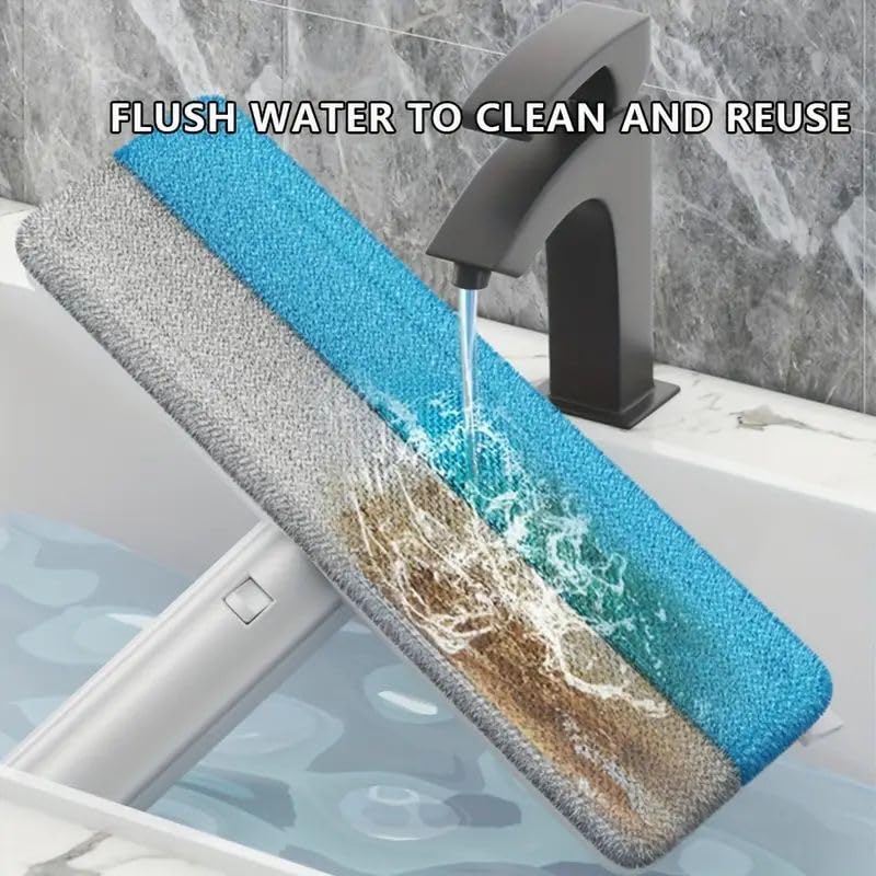 AMEEDARSHAN 3in1 Detachable Window Screen Cleaner Brush with Handle Magic Reusable Window Cleaning Brush Gap Brush Window Squeegee Pet Hair Remover Household Cleaning Tool - Image 4