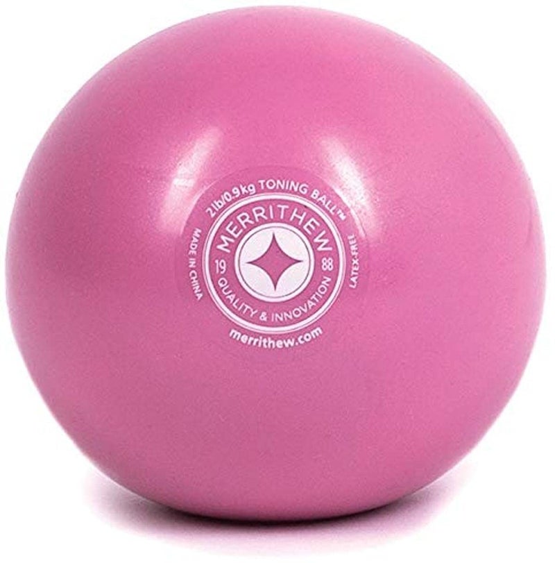 Stott Pilates Merrithew Toning Ball – 2 lbs (Pink) - Image 4