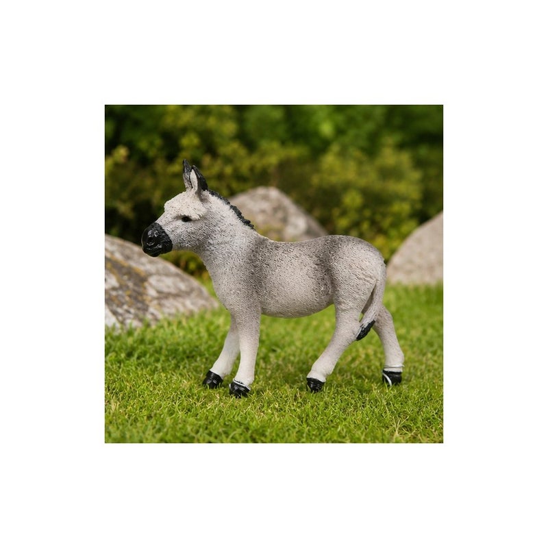 Farm Animal Toy Figure, Grey Donkey | Everyday Adventure - Image 4