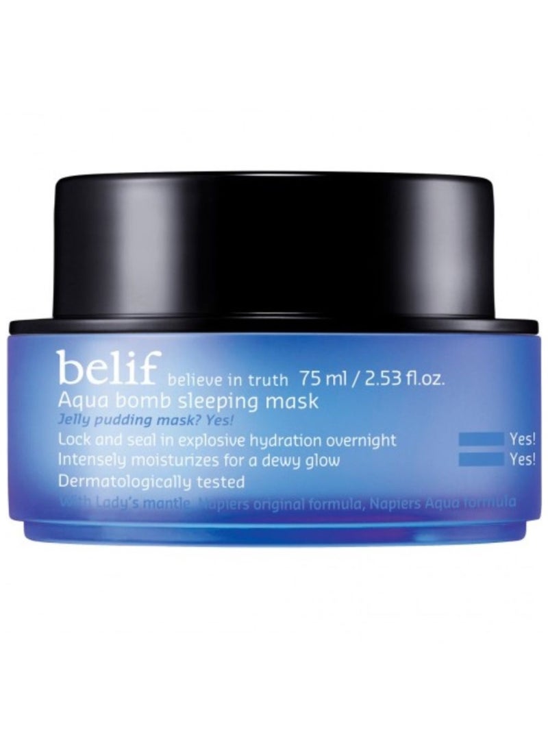 Belif Aqua Bomb Sleeping Mask for Normal and Dry Skin 75ml - Image 1