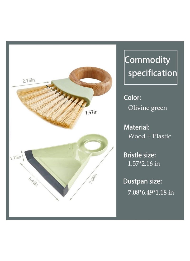 Small Dustpan Mini Hand Broom: Small Broom and Dustpan Set, Hand Broom and Dustpan Set, Cute Little Whisk Dust Pan and Brush Set for Camping, Keyboard, Cars, Cats, Tables, countertops, etc