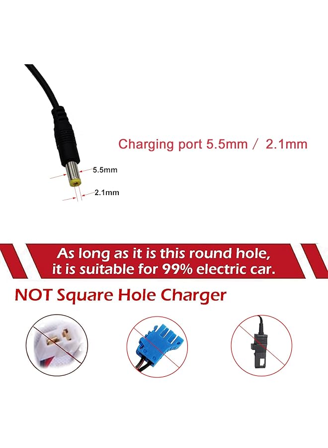 فينشون شاحن أطفال 12 فولت لسيارة ركوب الألعاب بطارية 12 فولت الفئة 2 مصدر طاقة لأفضل منتجات الاختيار سيارة ركوب كهربائية جرار زراعي سيارة رياضية متعددة الاستخدامات - Image 4