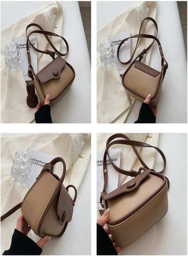 HaveGlam Designer Bunny Crossbody Sling Bag, Faux Leather, Available in Black and Brown (Cream) - Image 4