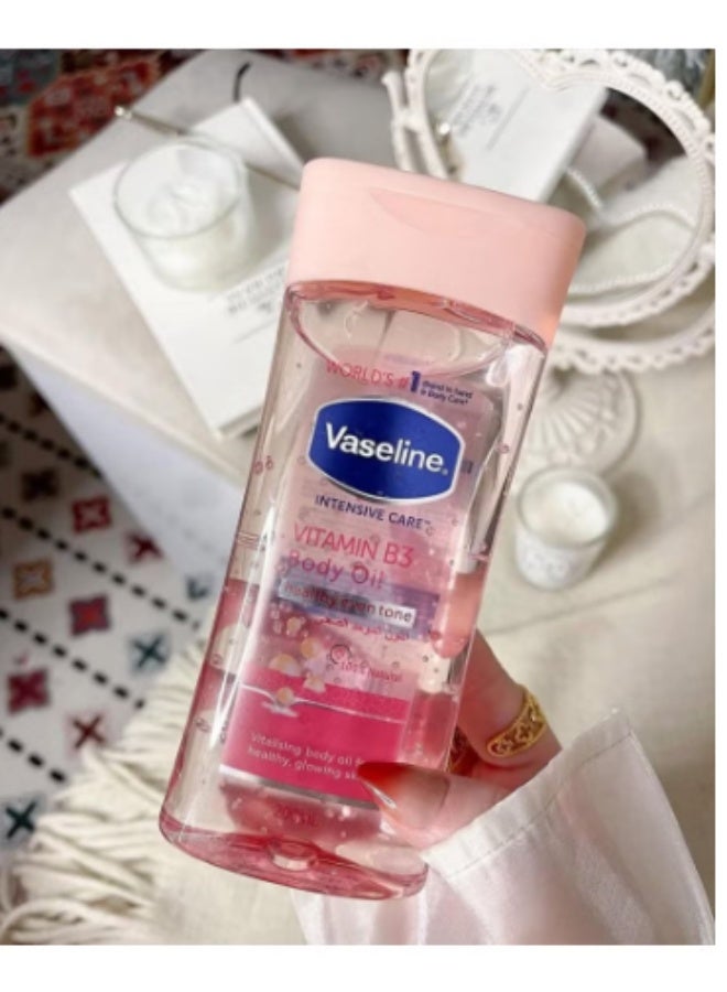 فازلين Vaseline Body Oil Gel Vitamin B3  جل زيت فازلين لتفتيح وتوحيد لون الجسم  ترطيب عميق ونعومة فائقة  200 مل - Image 2