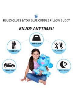 Franco Kids Bedding Super Soft Plush Cuddle Pillow Buddy, One Size, Blues Clues  - Image 3