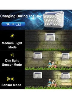 Y&D Outdoor Solar Light, LED Light 120° Super Bright Wall with Motion Detector, IP65 Waterproof Garden Security (Energy Class A+++)(A) [Energy E]  - Image 3