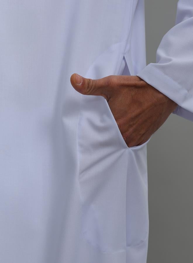 Take Two Men Long Sleeve Button Detail Thobe - Image 5