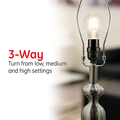 Power Gear 3-Way Socket, 2 Pack, Turn for Low, Medium and High Settings, For Floor and Table Lamps, DIY Project, UL Listed, Black, 54603 - Image 4
