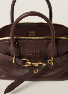 Miu Miu Aventure nappa leather top-handle bag  - Image 3