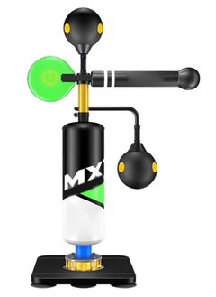 Generic Heavy Punching Bag,Boxing Reaction Target for Kids and Adult,Speed Ball/Swing Arm/Sandbag,Height Adjustable Freestanding Boxing Bag,Punching Bag with Shock-Absorbing Suction Base  - Image 1
