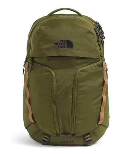 The North Face Women's Surge Commuter Laptop Backpack - PFAS Free, Forest Olive/Utility Brown, One Size - Image 1