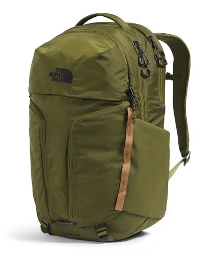 The North Face Women's Surge Commuter Laptop Backpack - PFAS Free, Forest Olive/Utility Brown, One Size - Image 3