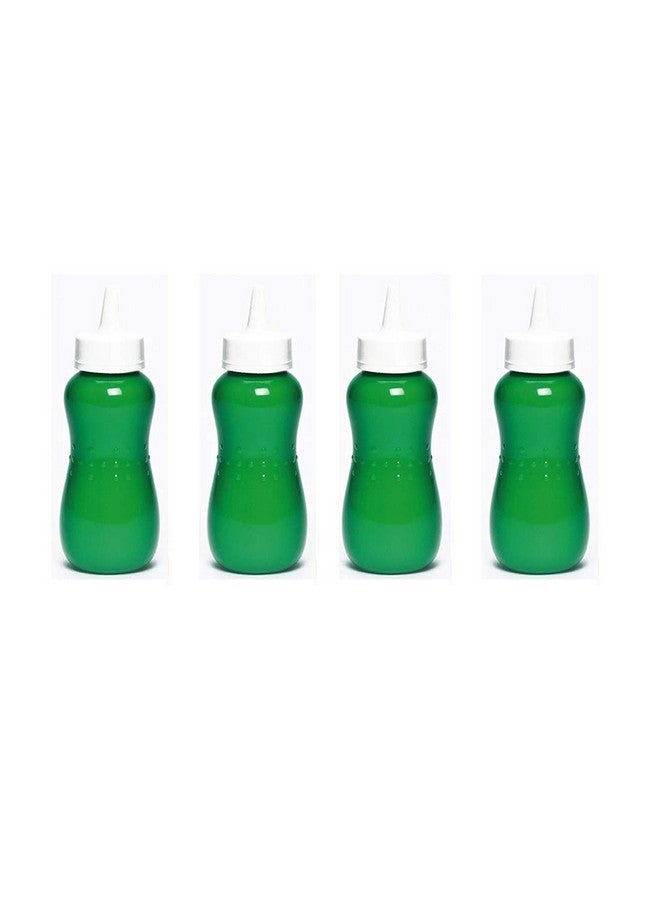 Gluman Polypropylene Squeezy Sauce Bottle For Clean & Mess-Free Dispensing | 100% Food Grade | Dishwasher Safe | Freezer Safe | Ergonomically Designed | Reusable (Green (Set Of 4)), 900 ml - Image 1