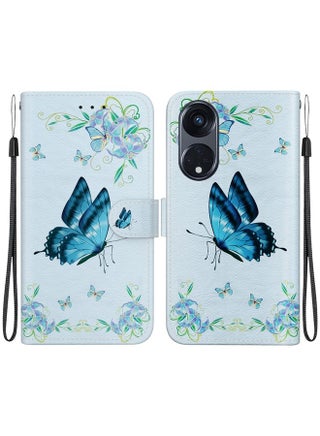 Case Cover For OPPO Reno8 T 5G / A1 Pro 5G Crystal Texture Colored Drawing Leather Phone Case Blue Pansies - pzsku/Z6C80962837354300CA0FZ/45/_/1711245717/9b137c20-4639-40e8-9a8a-90c1a82c0385