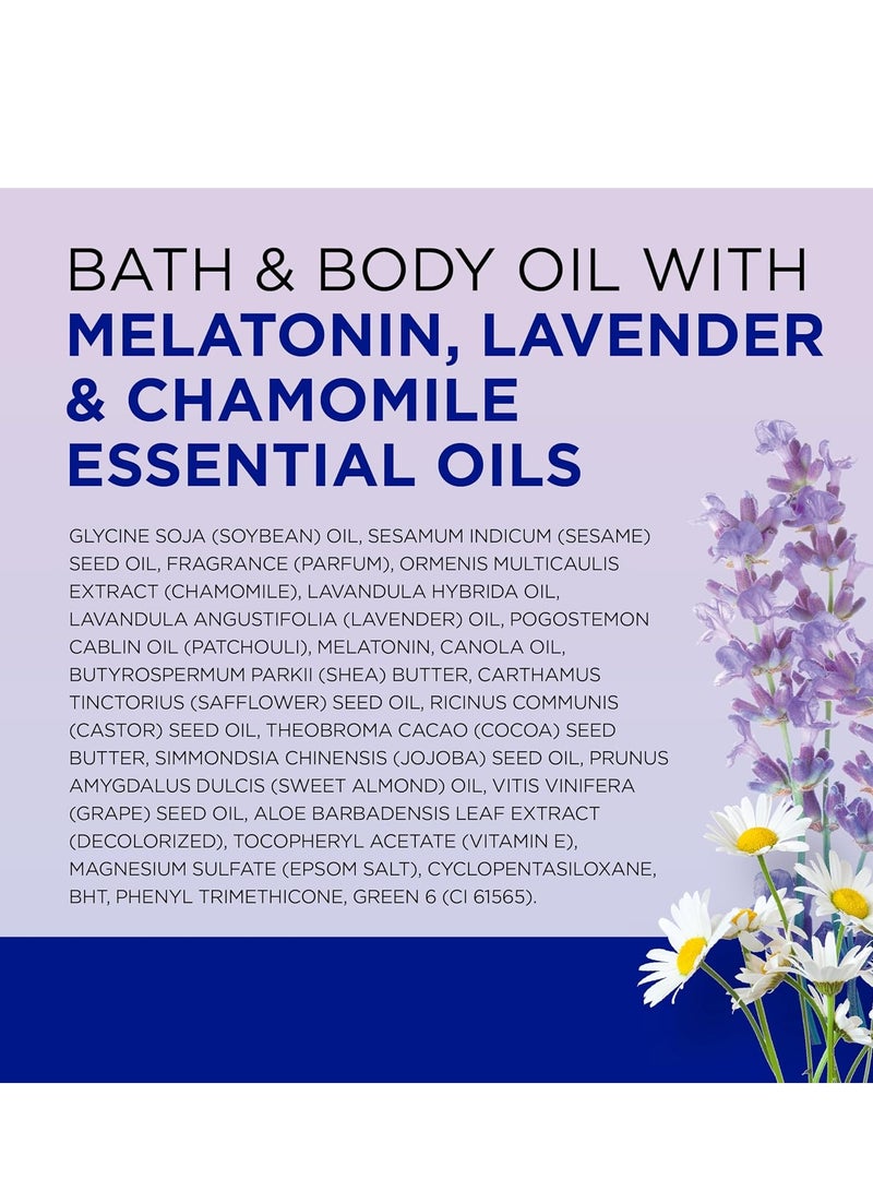 Dr Teal's Melatonin Essential Bath & Body Oil Moisturizing Sleep Blend 260ml - Image 5