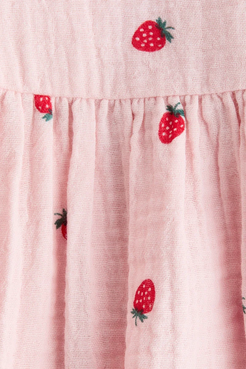 اتش اند ام فستان قطن سيرسوكر